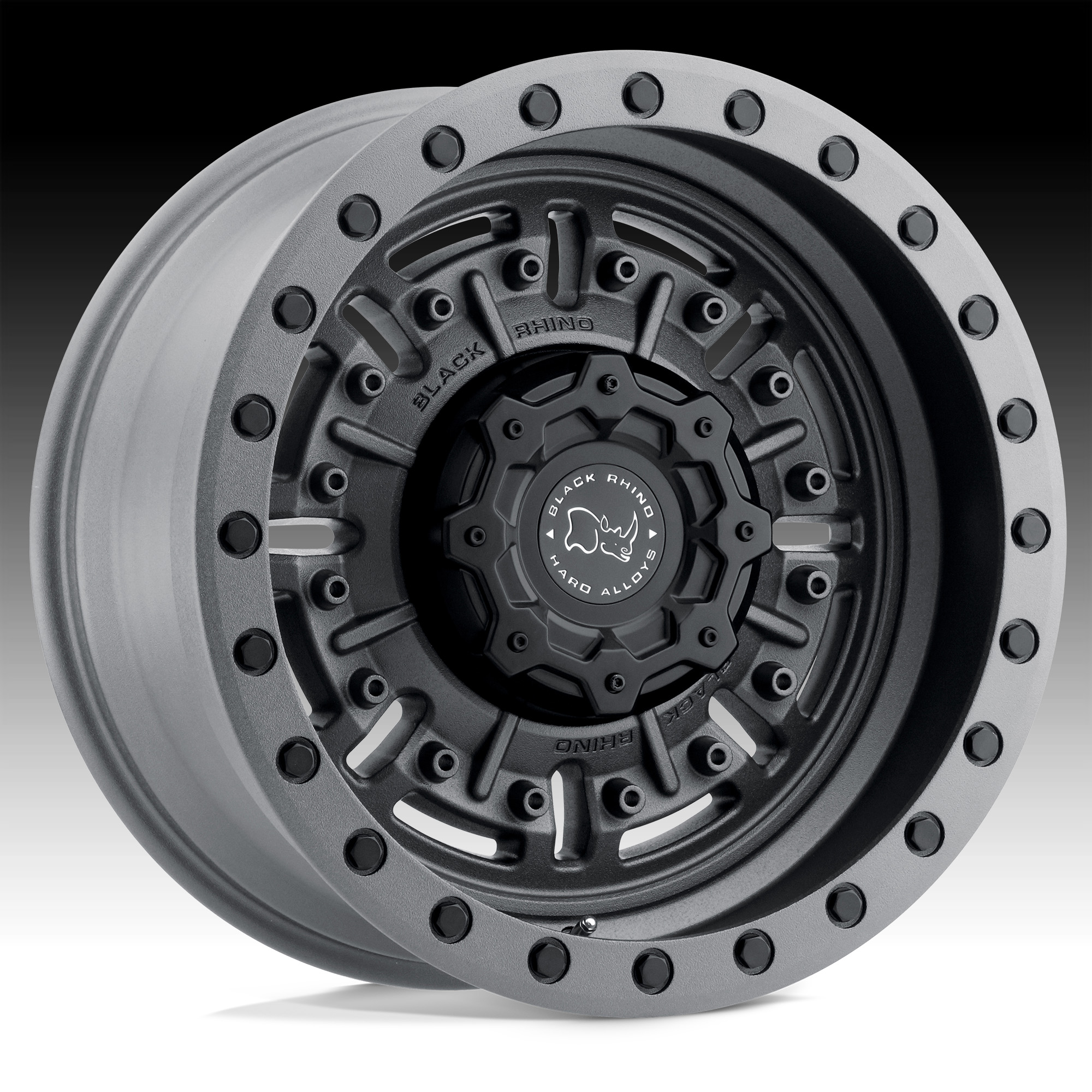 Black Rhino Abrams Gloss Gunblack Custom Truck Wheels - Abrams - Black